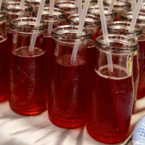 Hausgemachte Beeren-Limonade