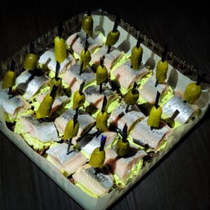 Appetithappen mit Hering