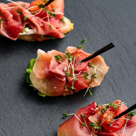 Appetithappen mit Prosciutto