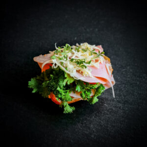 Appetithappen mit Schinken