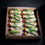 Appetithappen mit Sprotten