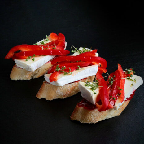 Bruschetta Camembert Genuss Bruschetta Camembert Genuss