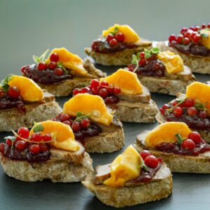 Bruschetta mit Entenbrust