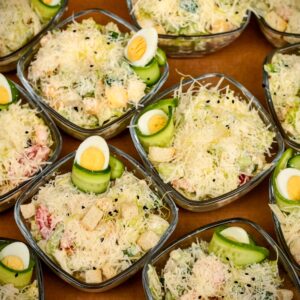 Caesar Salad · Portioniert