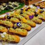 Eclair mit Lachstartar