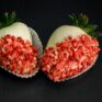 Erdbeere mit Schokolade