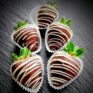 Erdbeere mit Schokolade