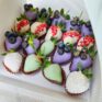 Erdbeere mit Schokolade