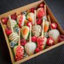 Erdbeere mit Schokolade