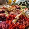 Gemischte Käse- und Wurstplatte