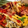 Gemischte Käse- und Wurstplatte