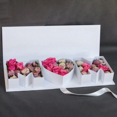 Herzensmoment für Mama – Erdbeer Geschenkbox Herzensmoment für Mama – Erdbeer Geschenkbox