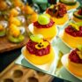 Knusprige Polenta mit roter Rübe