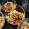 Meeresfrüchte-Salat im Glas