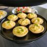 Mini-Quiche mit Hähnchen und Ananas
