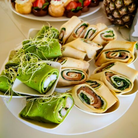 Palatschinke mit Lachs Palatschinke mit Lachs