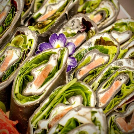 Palatschinke mit Lachs Palatschinke mit Lachs
