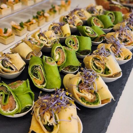 Palatschinke mit Lachs Palatschinke mit Lachs