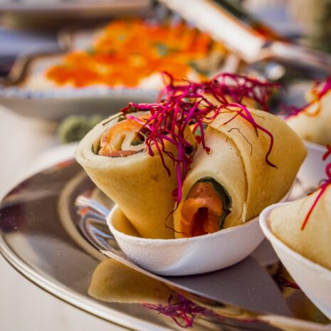 Palatschinke mit Lachs Palatschinke mit Lachs