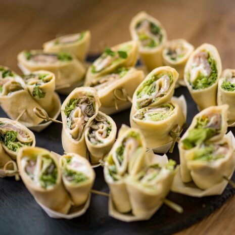 Palatschinke mit Lachs Palatschinke mit Lachs