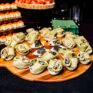 Palatschinke mit Lachs
