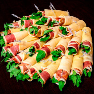 Palatschinke mit Prosciutto