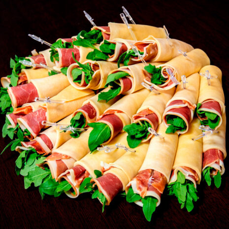 Palatschinke mit Prosciutto