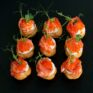Profiterole Lachs mit rotem Kaviar