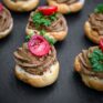 Profiterole Mousse aus Hühnerleber