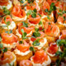 Profiterole mit Lachs