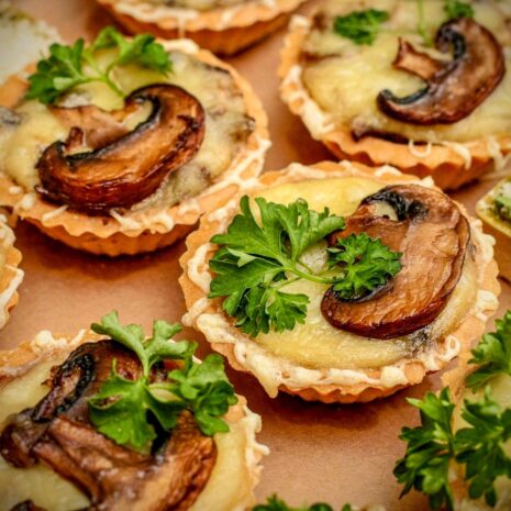 Quiche mit Champignons Quiche mit Champignons