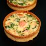 Quiche mit Lachs und Brokkoli