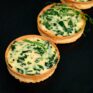Quiche mit Lachs und Spinat