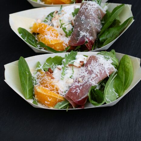 Salat mit Burrata, Orange und Prosciutto (1)
