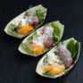 Salat mit Burrata, Orange und Prosciutto