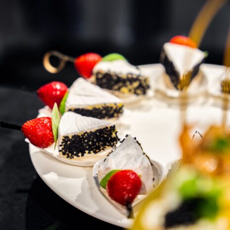 Spieß mit Camembert Spieß mit Camembert