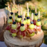 Spieß mit Melone