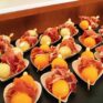 Spieß mit Melone