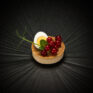 Tartelette Mousse aus Hühnerleber
