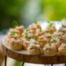 Tartelette mit Garnele
