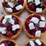 Tartelette mit Roter Rübe