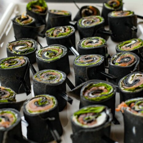 Tintenrolle mit Forelle Tintenrolle mit Forelle