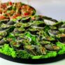 Tintenrolle mit Forelle