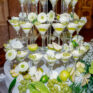 Wedding Dessertpyramide im Glas