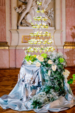 Wedding Dessertpyramide im Glas (Selbstbedienung)